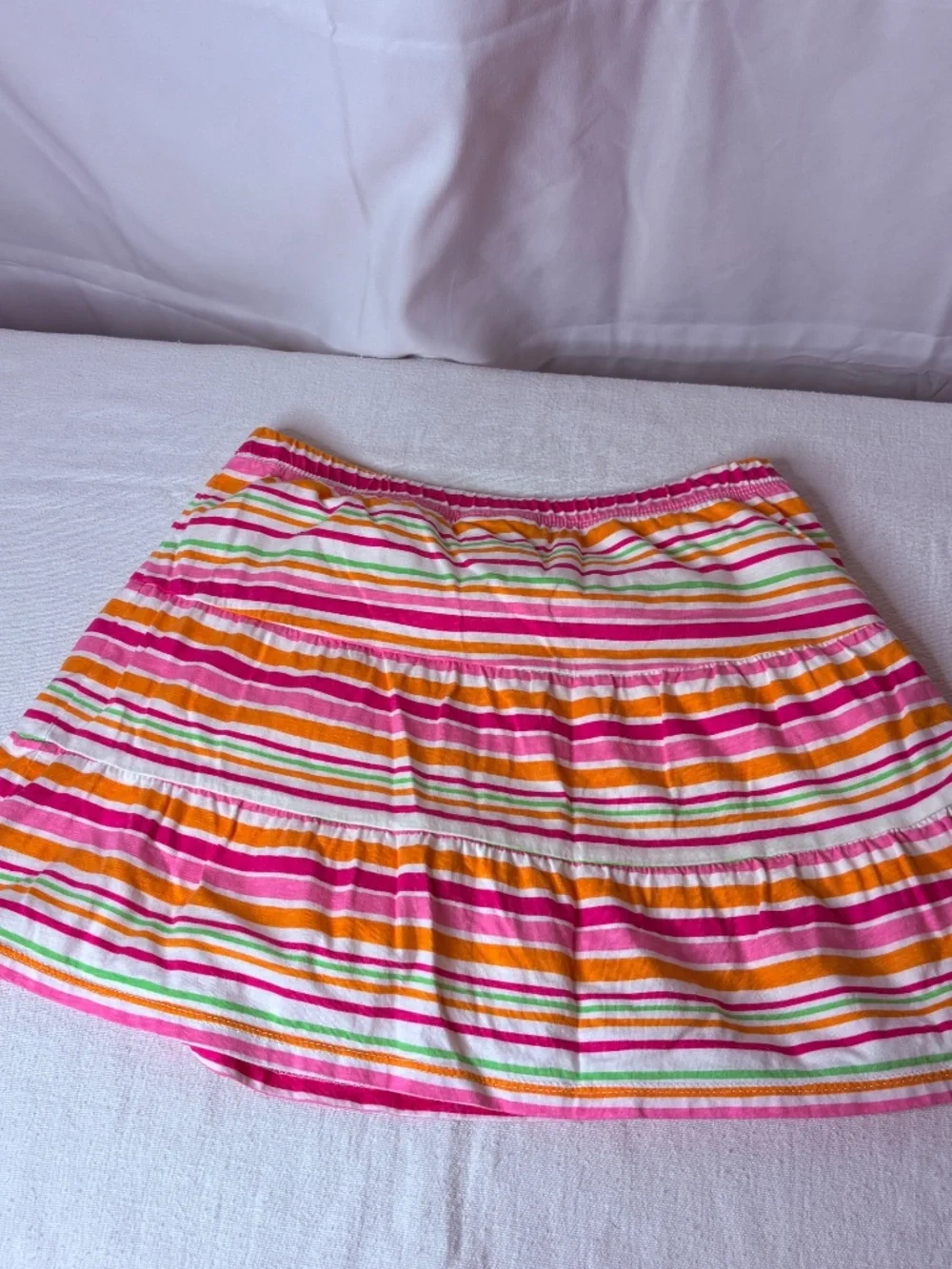 VTG Y2k Children's Place 1989 Tag Striped Skort/Skirt Girls  10/12